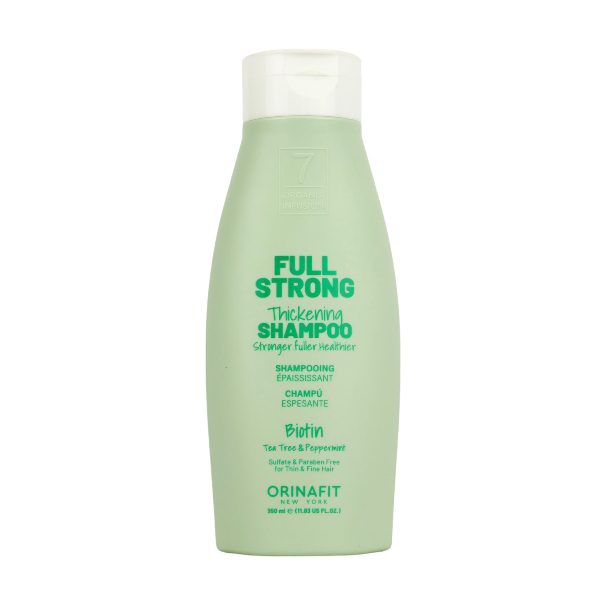 Зміцнювальний шампунь для волосся Orinafit Full Strong Thickening Shampoo, 350 мл